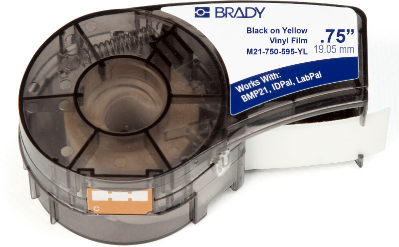 Brady 123325 Candado de seguridad con grillete de nailon azul, azul 1-3/4  pulgadas de alto x 1-1/2 pulgadas de ancho